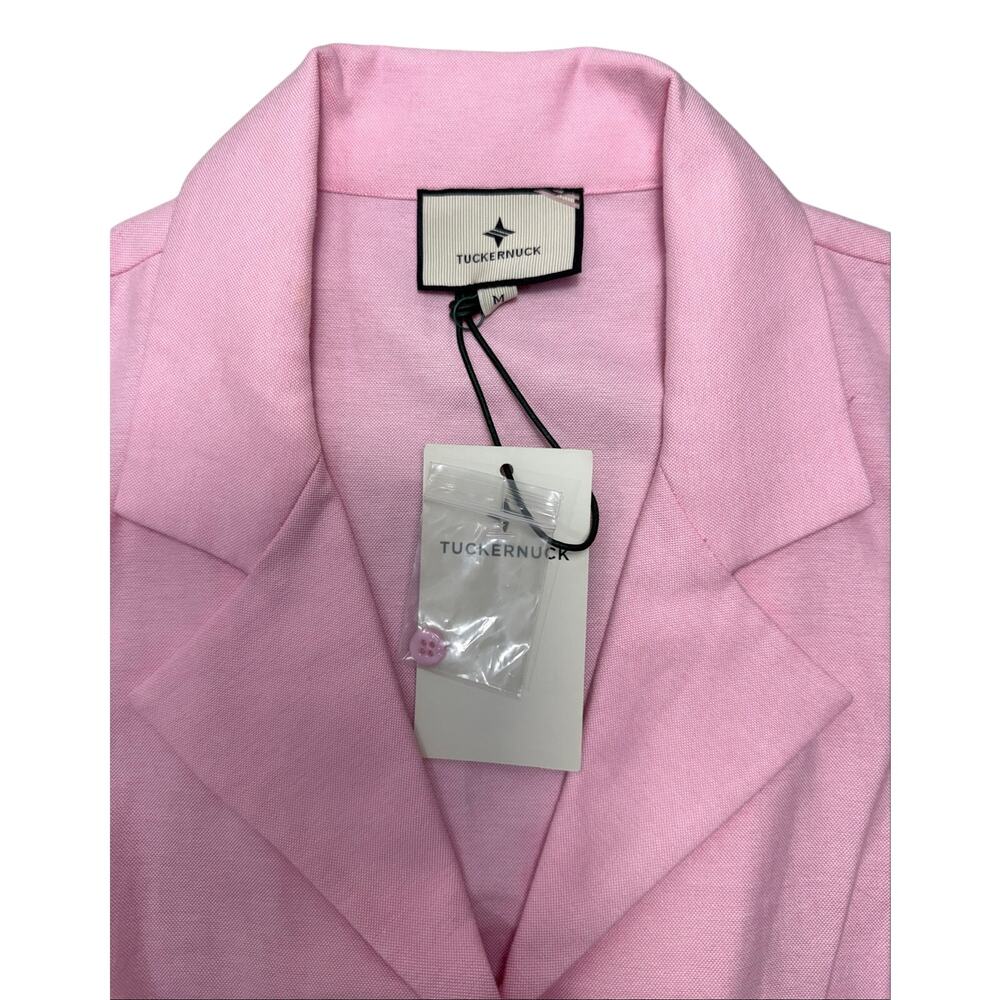Tuckernuck Pink Oxford Sleeveless Royal Shirt Dress Size M NWT - Picture 8 of 9